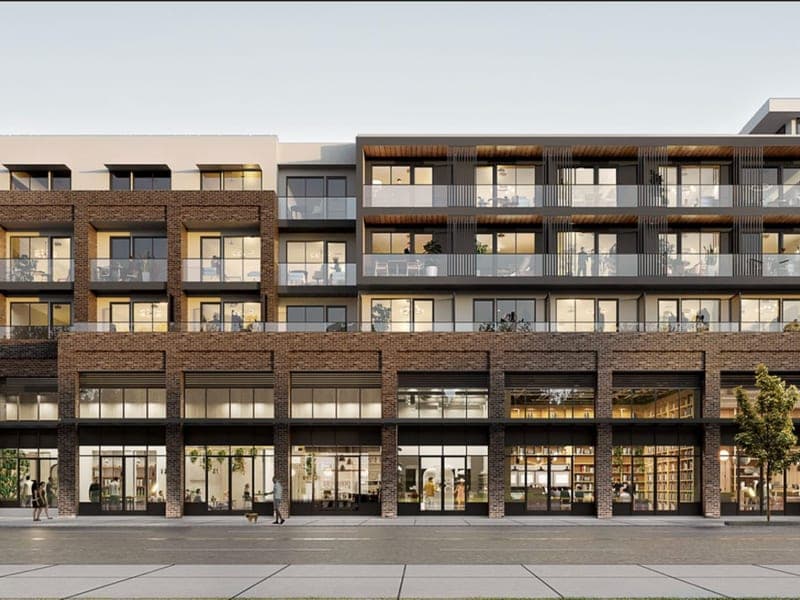 Developer rendering of Thesis Vancouver, a presale condo development in Vancouver.