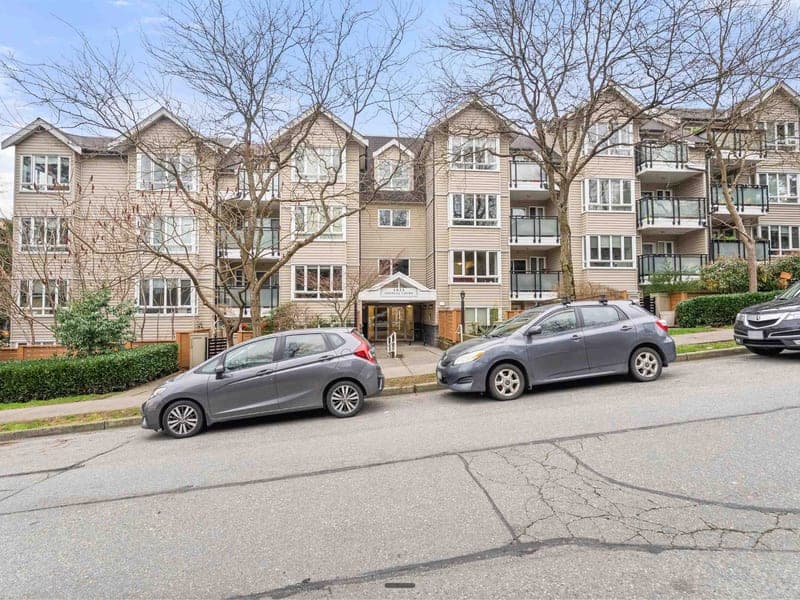 Condo building of a current court-ordered listing in Hastings, Vancouver.
