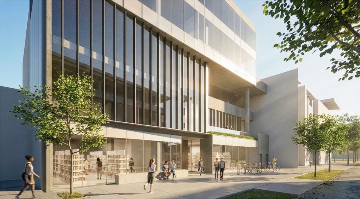 North Shore Health Pavilion medical strata building exterior on Marine Drive, North Vancouver